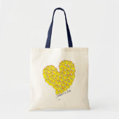 Summer in Love - Sun & Beach Hearts Canvas tas (Voorkant)