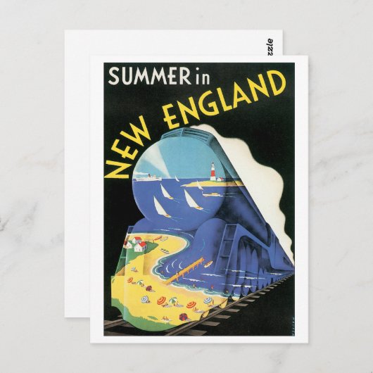 Summer in New England Briefkaart (Voorkant / Achterkant)
