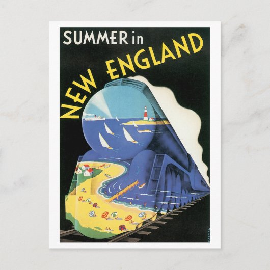Summer in New England Briefkaart (Voorkant)