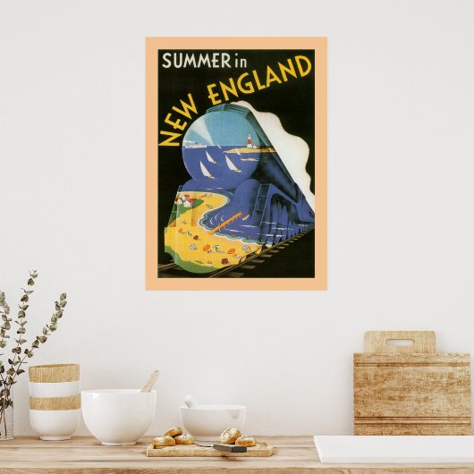Summer in New England Poster (Keuken)