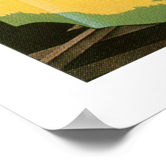 Summer in New England (wit) Poster (Hoek)