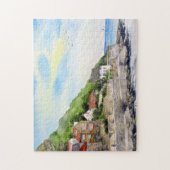 Summer in Runswick Bay North Yorkshire England Legpuzzel (Verticaal)