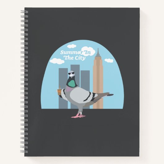 Summer In The City Spiral Notebook Notitieboek (Voorkant)