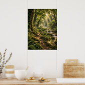 Summer in the Fourfold Forest Poster (Keuken)