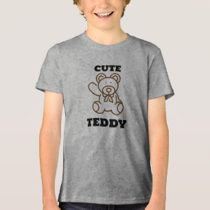 Summer Infants Schattige Beer Teddy Tri-Blend Shirt