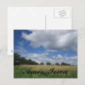 Summer Iowa Prairie Ames, Iowa Briefkaarten (Voorkant / Achterkant)