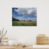 Summer Iowa Prairie Poster (Keuken)