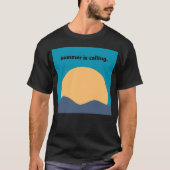 Summer Is Calling Printed friends T-shirt (Voorkant)