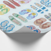 Summer is for Sandals Wrapping Paper Cadeaupapier (Hoek)
