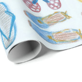 Summer is for Sandals Wrapping Paper Cadeaupapier (Rol Hoek)