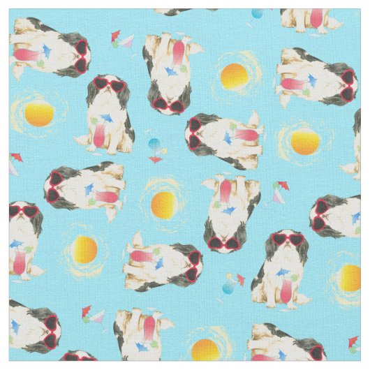 Summer Japanse Chin Fabric Stof (Close Up)