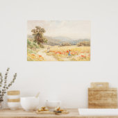 Summer - Joseph Rubens Powell Fine Art Poster (Keuken)