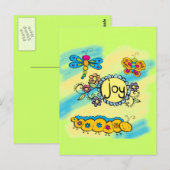 Summer Joy Briefkaart (Voorkant / Achterkant)