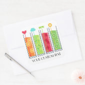 Summer Juices aangepaste tekst stickers (Envelop)