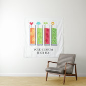 Summer Juices aangepaste tekst tapestry Wandkleed (In situ)