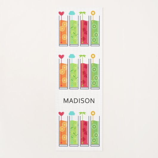 Summer Juices douanenaam yoga mat (Voorkant)