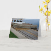 SUMMER KAART: Lake Harriet, 'Boats Docked'_ Kaart (Gele Bloem)