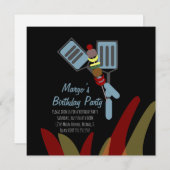 Summer Kabobs Cookout Park Birthday Kaart (Voorkant / Achterkant)