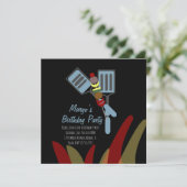 Summer Kabobs Cookout Park Birthday Kaart (Staand voorkant)