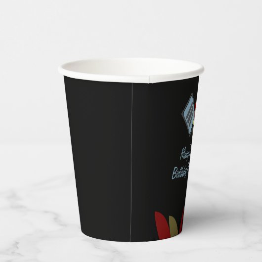 Summer Kabobs Cookout Park Birthday Papieren Bekers (Rechts)