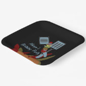 Summer Kabobs Cookout Park Birthday Papieren Bordje (Gebogen)