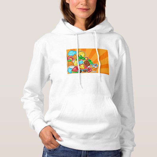 Summer Kawaii Hoodie (Voorkant)
