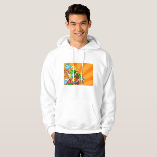 Summer Kawaii Hoodie (Voorkant volledig)