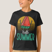 Summer Kawaii Watermelon T-shirt (Voorkant)