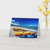 Summer Kayaking Kaart (Gele Bloem)