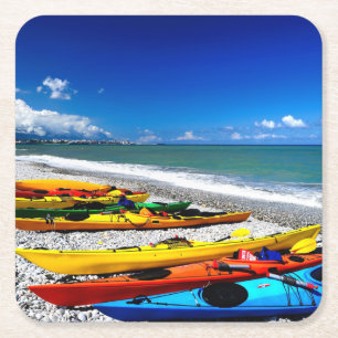 Summer Kayaking Kartonnen Onderzetters