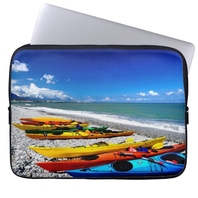 Summer Kayaking Laptop Sleeve (Voorkant)