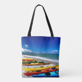 Summer Kayaking Tote Bag (Achterkant)