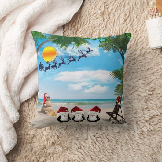 Summer Kerstmis Baby Decor Kussen (Deken)