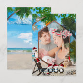 Summer Kerstmis bedankt (Voorkant / Achterkant)