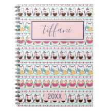 Summer Kitty Cats Spiral Photo Notitieboek