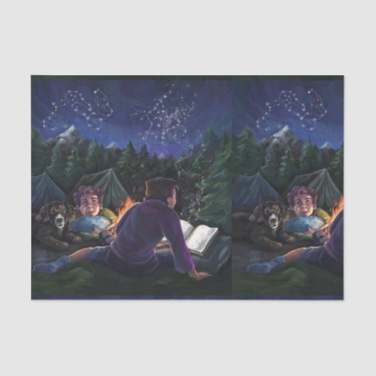 Summer Knachten Tissuepapier (Voorkant)