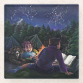 Summer Knight Art Glazen Onderzetter (Voorkant)