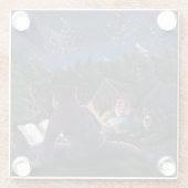 Summer Knight Art Glazen Onderzetter (Achterkant)