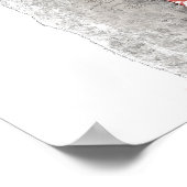 Summer koala (rood) poster (Hoek)