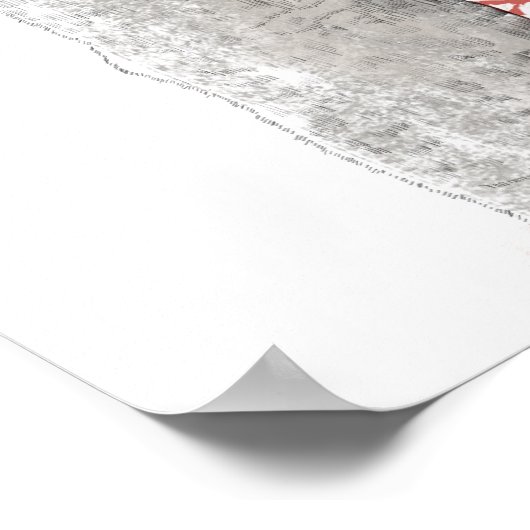 Summer koala (rood) poster (Hoek)