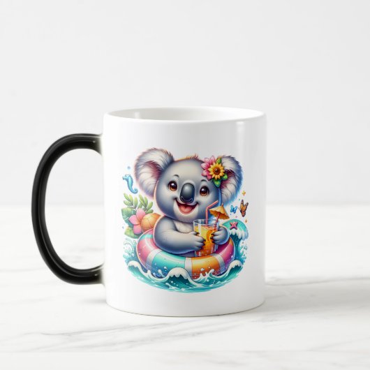 Summer Koala Sublimation Clipart-97702 Magische Mok (Links)