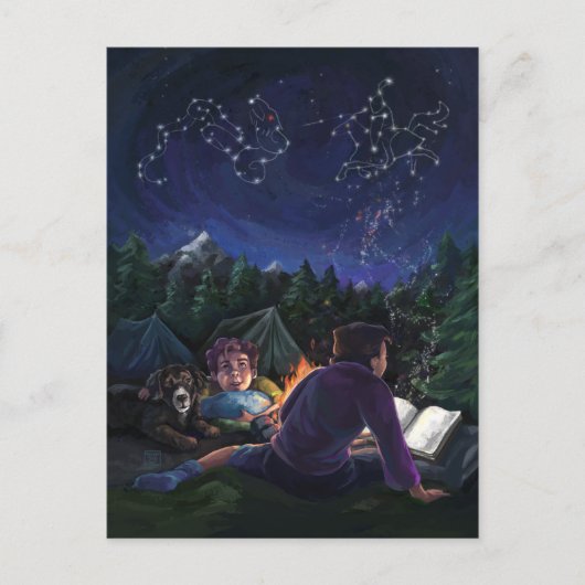 Summer Kovernachten Briefkaart (Voorkant)