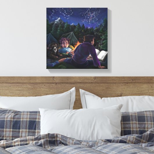 Summer Kovernachten Canvas Afdruk (Insitu (Slaapkamer))