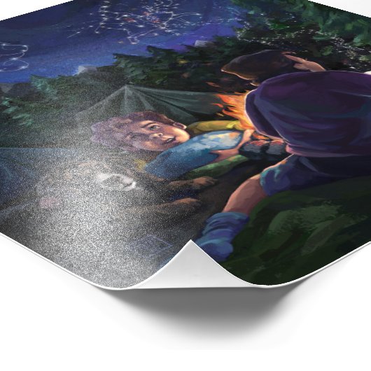 Summer Kovernachten Foto Afdruk (Hoek)