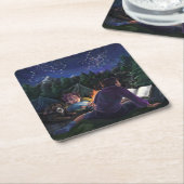 Summer Kovernachten Kartonnen Onderzetters (Schuin)