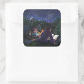 Summer Kovernachten Vierkante Sticker (Tas)