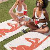 Summer Lady Beach Towel Badhanddoek