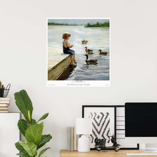 Summer Lake Poster (Thuiskantoor)