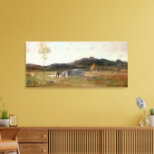 Summer Landscape Canvas Afdruk (Insitu (Woonkamer))