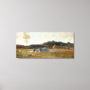 Summer Landscape Canvas Afdruk